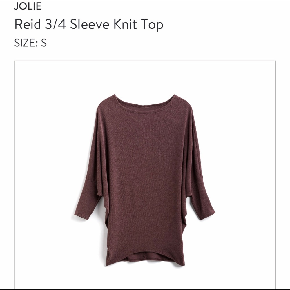 NWT Jolie Reid 3/4 sleeve knit top Stitch Fix
